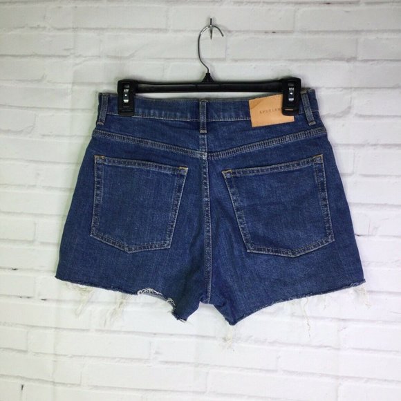 Everlane The Cheeky Short Denim Jean Shorts Blue - Picture 2 of 11